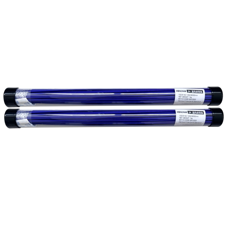 blue-flux coated brazing rods